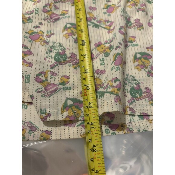 VTG 60s kitsch Novelty House Dress L Homemade Motif mumu Anthropomorphic 1966 - Picture 3 of 16